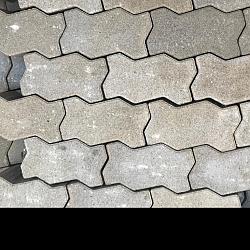 P040, Betonklinkers, Profielstenen, Grijs