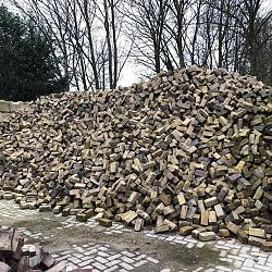 SBV06, Oude Gebakken Klinkers, Keiformaat, Geel-Brons, ob