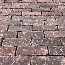 P010, Oude Gebakken Klinkers, Dikformaat, Rood-Bruin