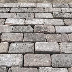 Oude Gebakken Klinkers, Keiformaat, Rood-Bruin