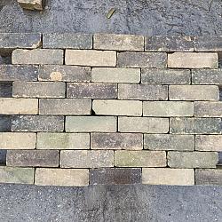 V53 E, Oude Gebakken Klinkers, Dikformaat, Geel-Brons