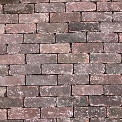 P010, Oude Gebakken Klinkers, Dikformaat, Rood-Bruin