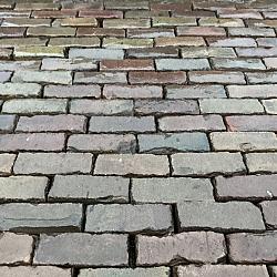 V45, Oude Gebakken Klinkers, Dikformaat, Rood-Paars genuanceerd