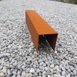 Randbescherming Cortenstaal Top 200x6x5,5 t.b.v. opsluitband