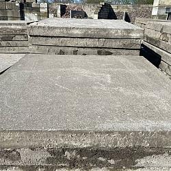 Gebruikte betonplaten, 100x100x8cm