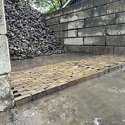 SBV01, Oude Gebakken Klinkers, Dikformaat, Geel-Brons