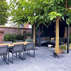 Alpera Marble, Donkergrijs, 70 x 70 x 3,2cm