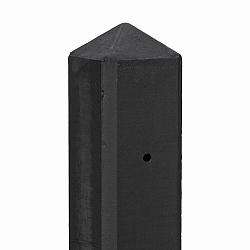 Betonpaal eindpaal, Antraciet gecoat, 10 x 10 x 280cm