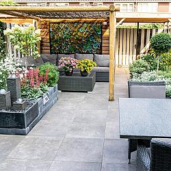 Concrete Taupe, Bruin/Grijs, 60 x 60 x 4cm