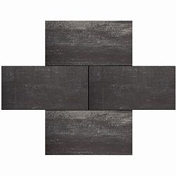 Somerset, Grijs/Zwart, 30 x 60 x 4cm