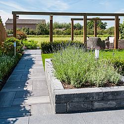 Somerset, Grijs/Zwart, 30 x 60 x 4cm