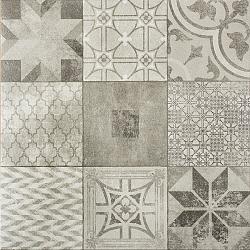 Mosaic Grey, Grijs, 60 x 60 x 3cm