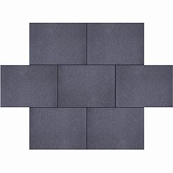 Nero Basalto, Zwart, 20 x 30 x 6cm