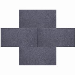 Nero Basalto, Zwart, 30 x 60 x 6cm