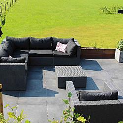 Square Uni Anthracite, Antraciet, 60 x 60 x 3cm