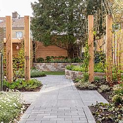 Brugge, Grijs/Zwart, 25 x 50 x 6cm