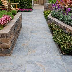 Peacock Blue , Blauw Genuanceerd, 90 x 90 x 3cm