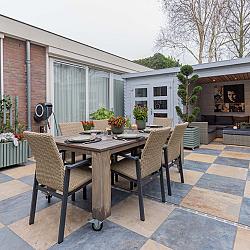 Peacock Sand, Zand Genuanceerd, 90 x 90 x 3cm