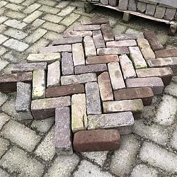 SBP14, Oude Gebakken Klinkers, Dikformaat, Rood Genuanceerd, OB