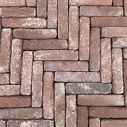 SBP15, Gebakken Klinkers, Waalformaat, Bruin-Rood