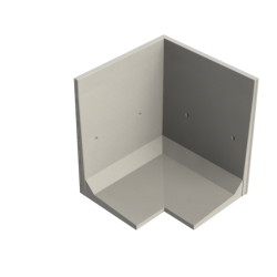 Keerwand CBHX 225 - 200/200X135X225 - BETONGRIJS