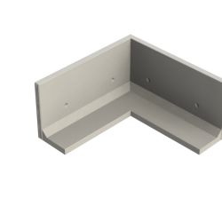 Keerwand CBHX 100 - 200/200X60X100 - BETONGRIJS