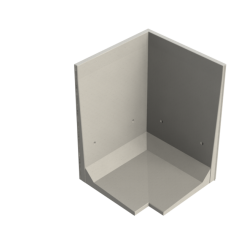 Keerwand CBHX 275 - 200/200X160X275 - BETONGRIJS