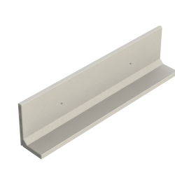 Keerwand CBXX 100 - 400X60X100 - BETONGRIJS