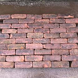 V53 C, Oude Gebakken Klinkers, Dikformaat, Rood-Bruin