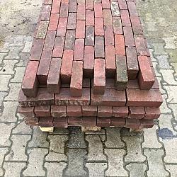 P015, Oude Gebakken Klinkers, Dikformaat, Rood