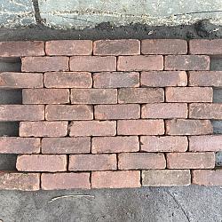 V11, Oude Gebakken Klinkers, Dikformaat, Rood-Bruin