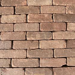 P041, Oude Gebakken Klinkers, Dikformaat, Rood-Bruin