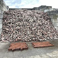 V30, Oude Gebakken Klinkers, ABC-Klinkers, Rood-Bruin, Platkeiformaat/Waalformaat