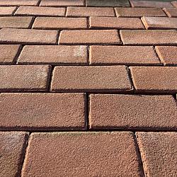 Ca. 7,5m², Gebakken Klinkers, Keiformaat, Rood, P052