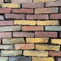 P028, Oude Gebakken Klinkers, Waalformaat, Genuanceerd