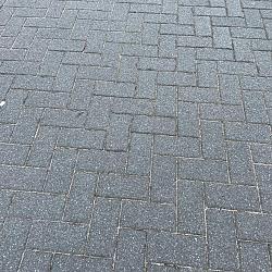 WZu, Gebruikte betonklinkers, Antraciet, 8cm