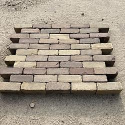V117, Oude Gebakken Klinkers, Dikformaat, Genuanceerd