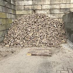 V117, Oude Gebakken Klinkers, Dikformaat, Genuanceerd