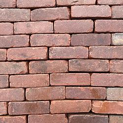 Ca 7m², Oude Gebakken Klinkers, Dikformaat, Rood-Bruin, P043