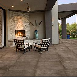 Solido Ceramica 30MM Concreto Tobacco V2 tegel 60x60x3 cm.