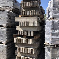 SBP26, Gebruikte Betonbanden, opsluitbanden, 10x20x100cm, Grijs