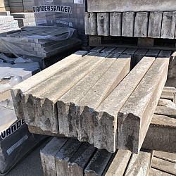 SBP26, Gebruikte Betonbanden, opsluitbanden, 10x20x100cm, Grijs