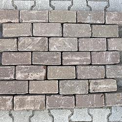 V50, Oude Gebakken Klinkers, Keiformaat, Rood-Bruin