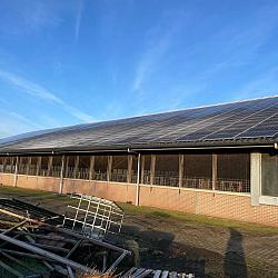 Gebruikte Rundveestal, Staalconstructie, ca. 25x55m