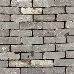 P073, Oude Gebakken Klinkers, Dikformaat, Rood-Bruin