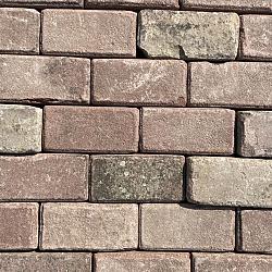 V05, Oude Gebakken Klinkers, Keiformaat, Rood-Bruin