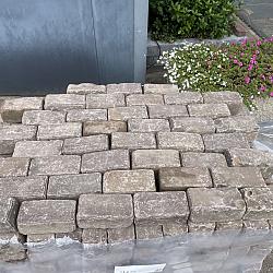 SBP34, Oude Gebakken Klinkers, Keiformaat, Rood-Bruin