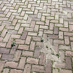 Oude gebakken klinkers, Keiformaat genuanceerd WWES