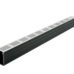 Star Drain 65/100 Lijngoot - Grijs (Aluminium) 100cm