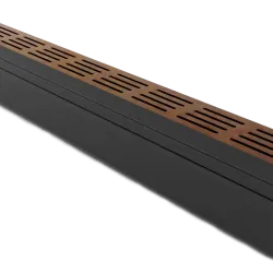 Star Drain 65/100 Lijngoot - Roestbruin (Cortenstalen) 100cm